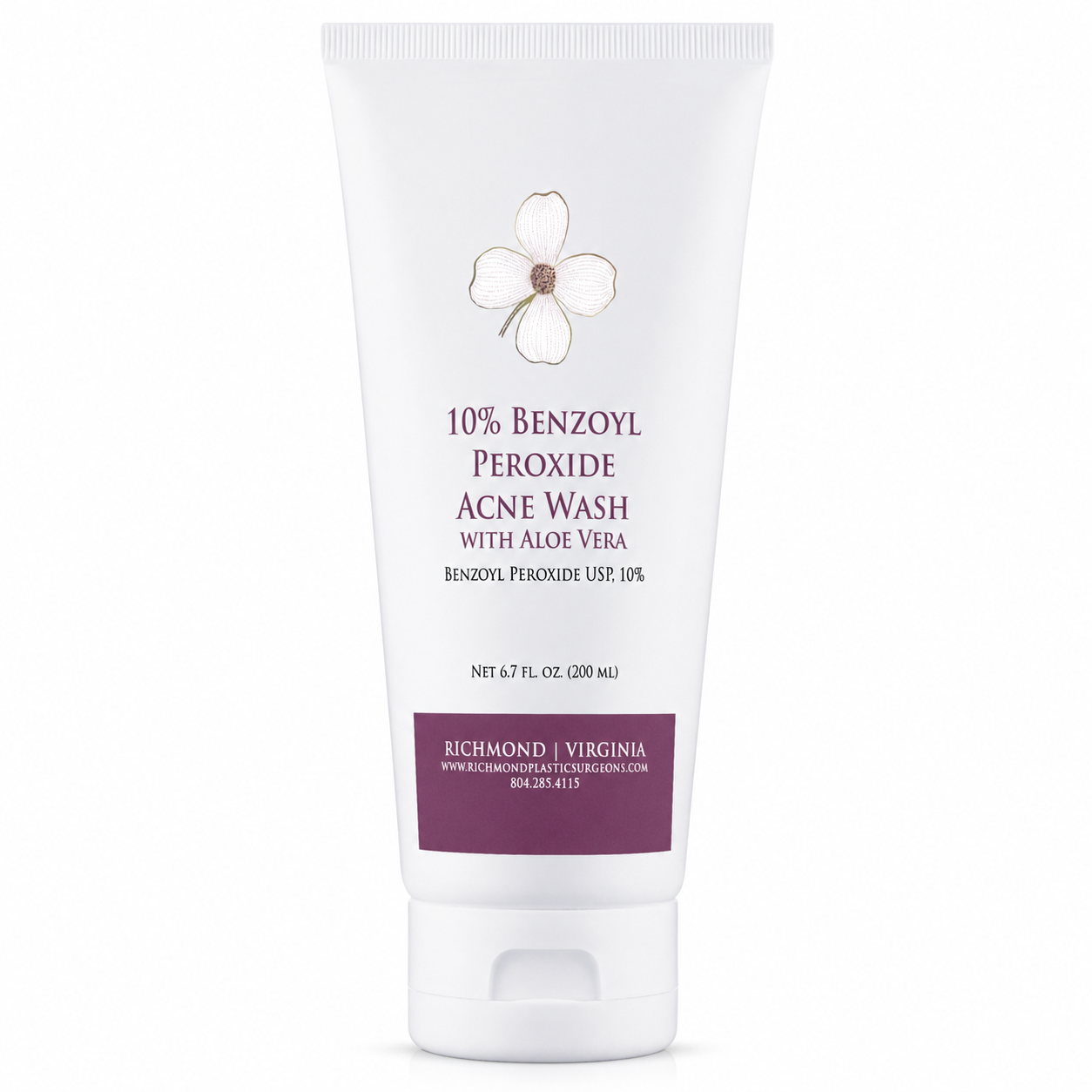 BENZOYL PEROXIDE ACNE WASH 5%, 10%, 10% + ALOE