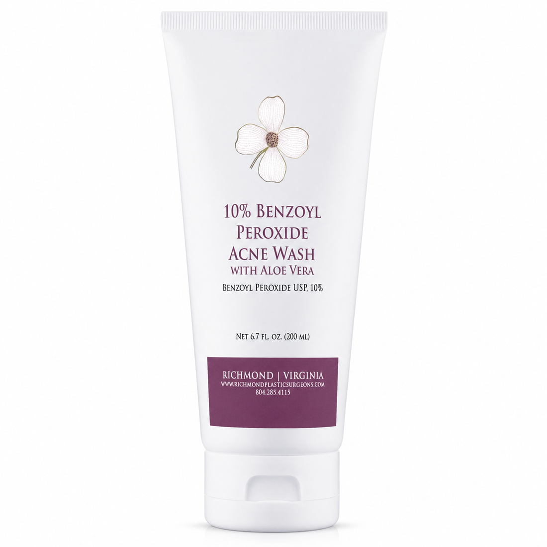 BENZOYL PEROXIDE ACNE WASH 5%, 10%, 10% + ALOE